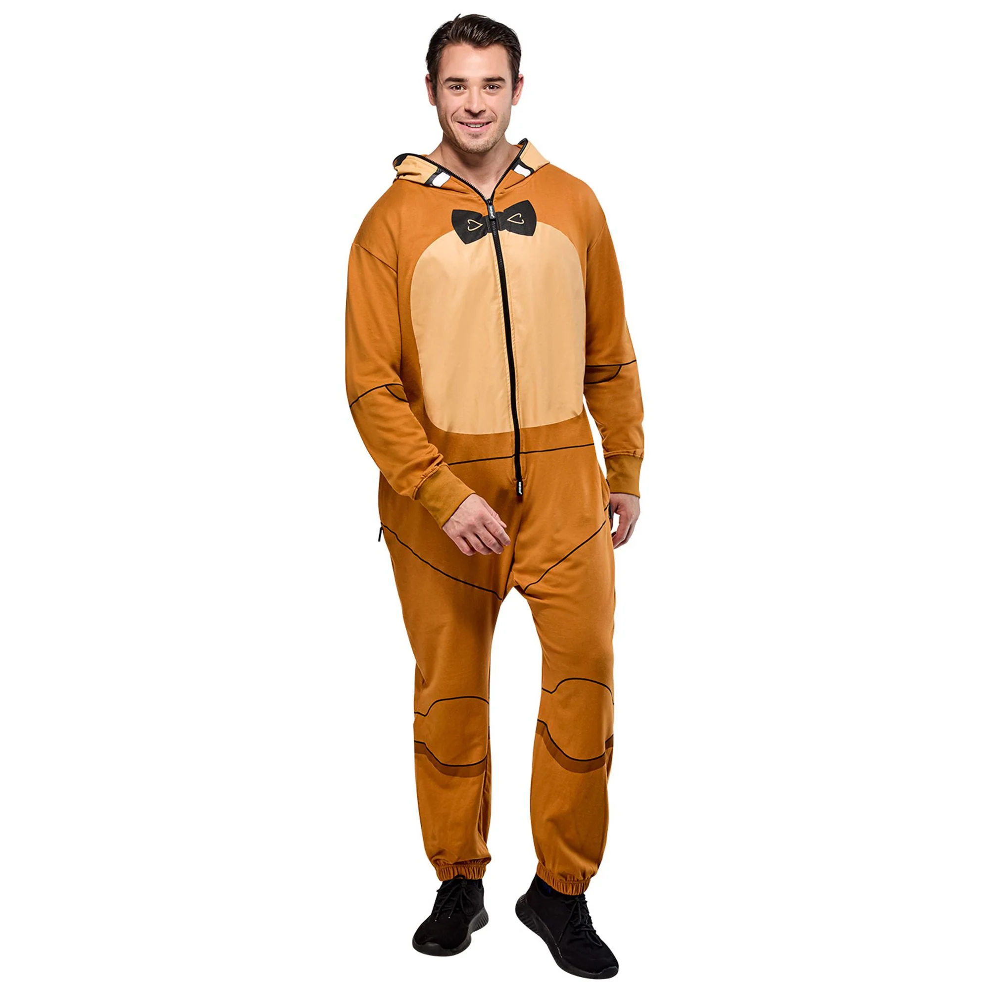 Five Nights at Freddy's Freddy Fazbear Zipsters Mask-up Adult Costume - Image 2
