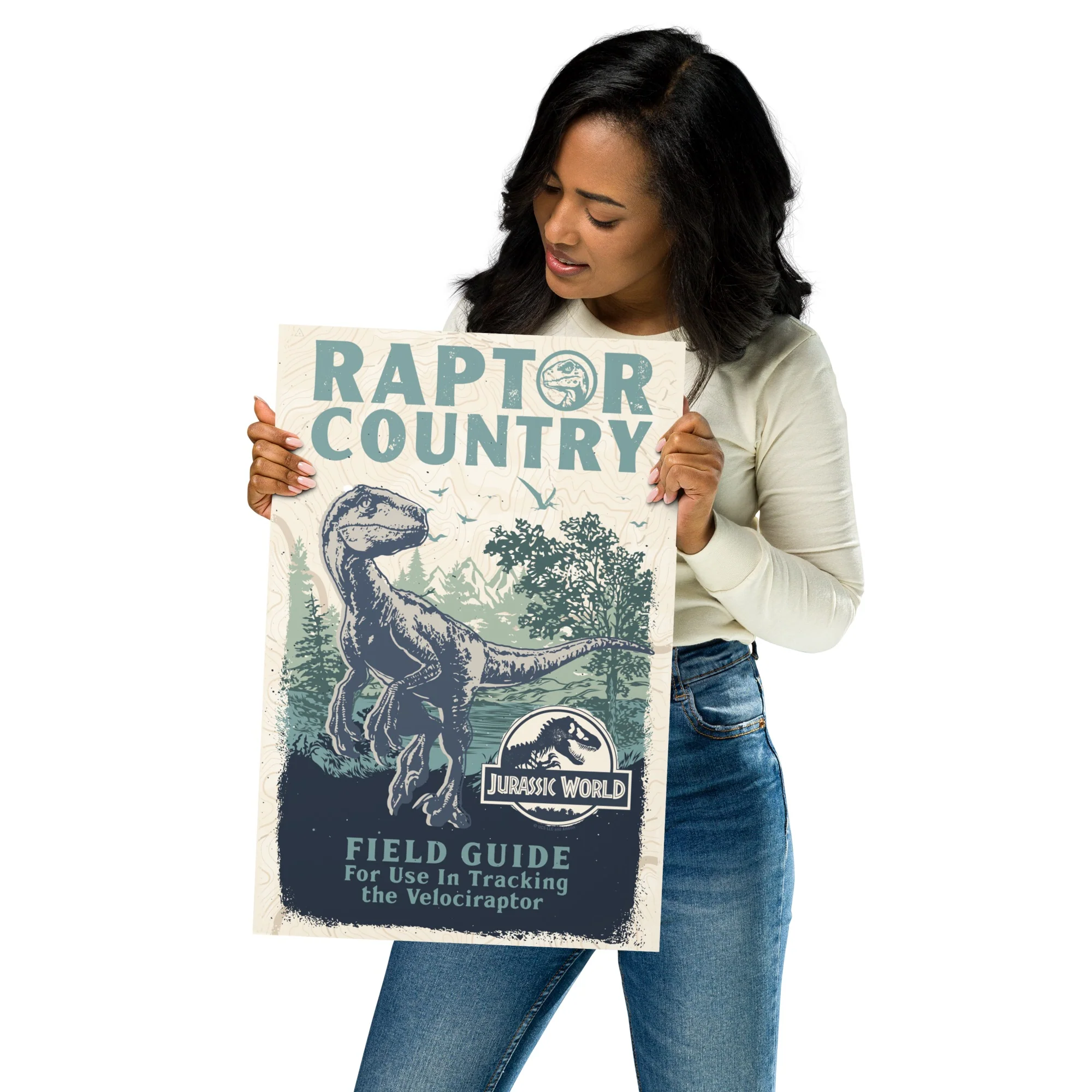 Jurassic Park National Parks Raptor Country Poster - Image 2