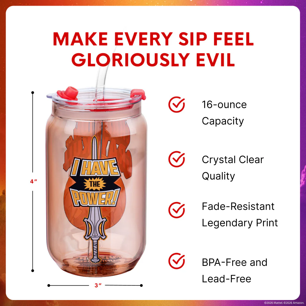 Masters of the Universe 2026 Movie Drinking Glasses - Image 3