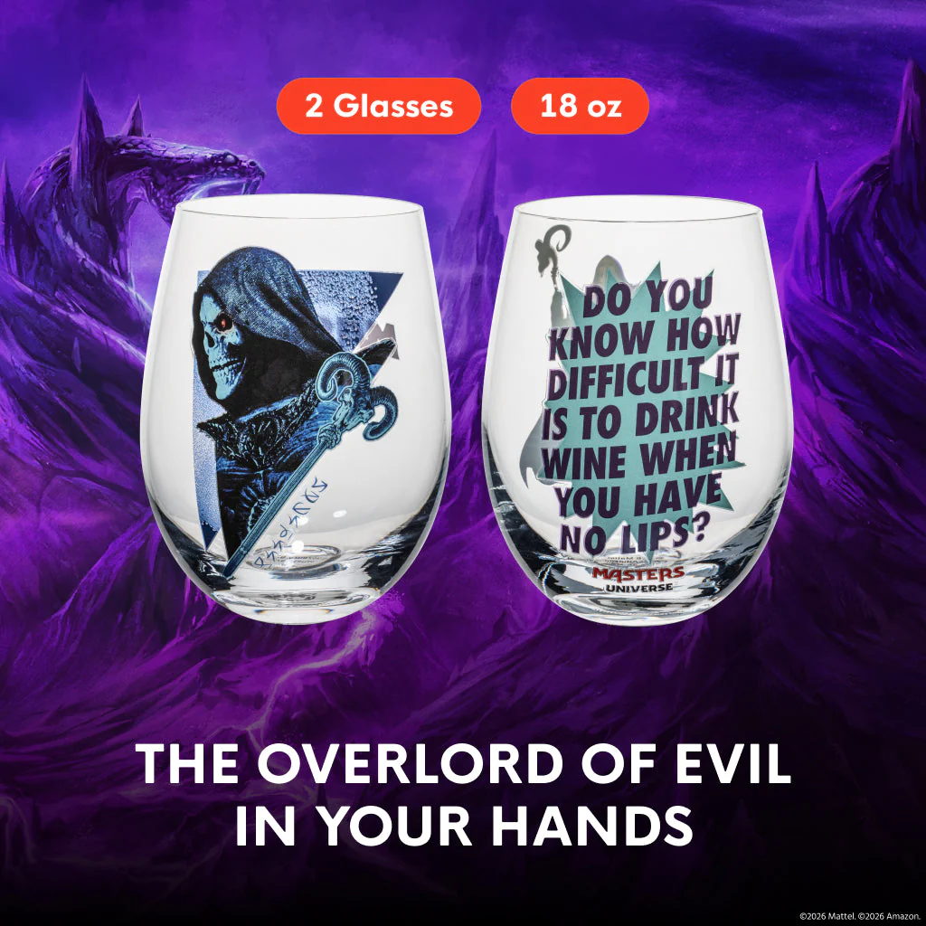 Masters of the Universe Skeletor Wine Glasses Stemless - Image 2