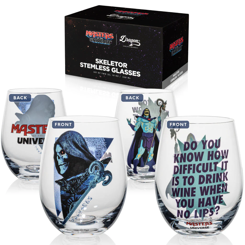 Masters of the Universe Skeletor Wine Glasses Stemless - Image 9