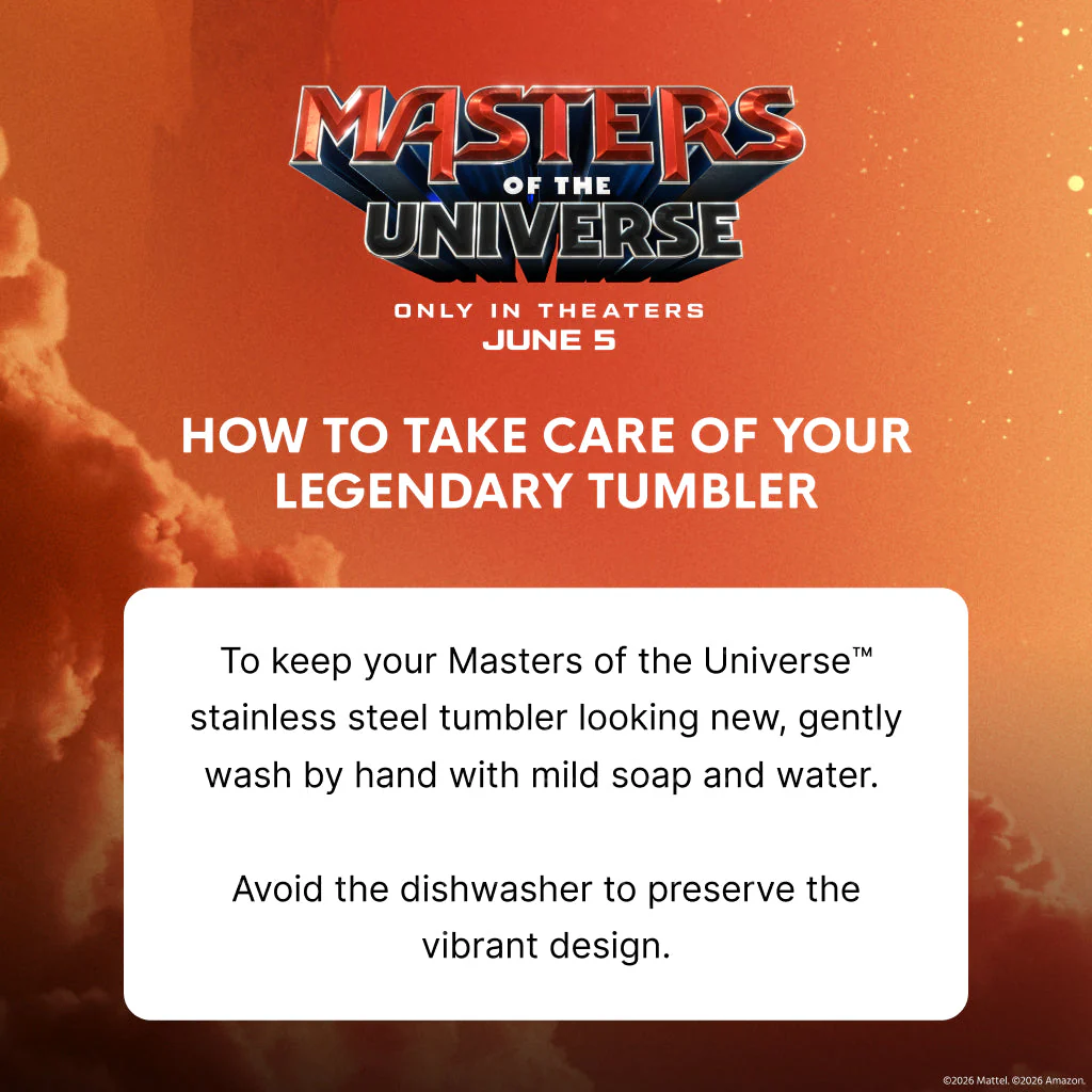 Masters of the Universe 2026 Movie Skeletor Tumbler - Image 8