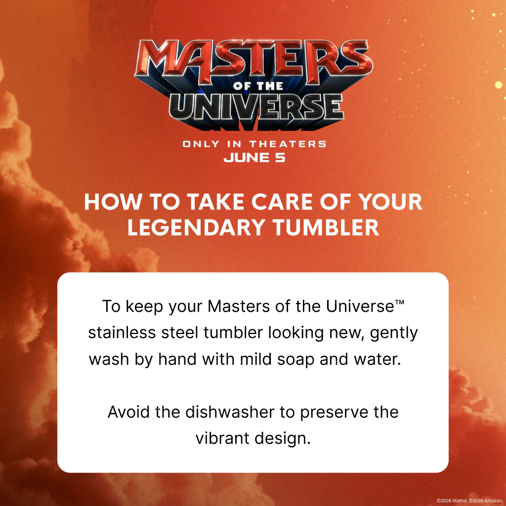 Masters of the Universe 2026 Movie I Have The Power Tumbler - Image 5
