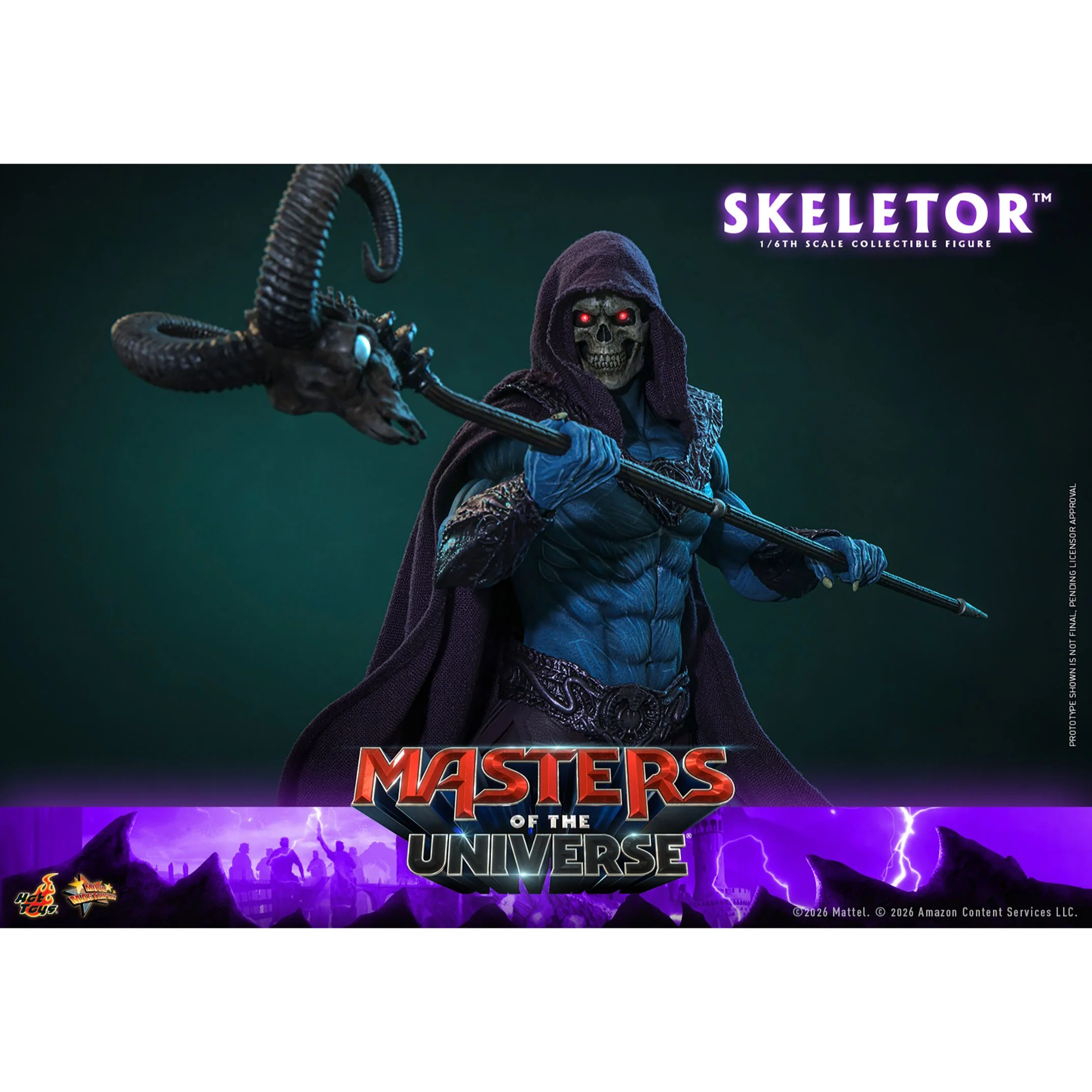 Masters of the Universe Skeletor Sixth Scale Figure - Image 13