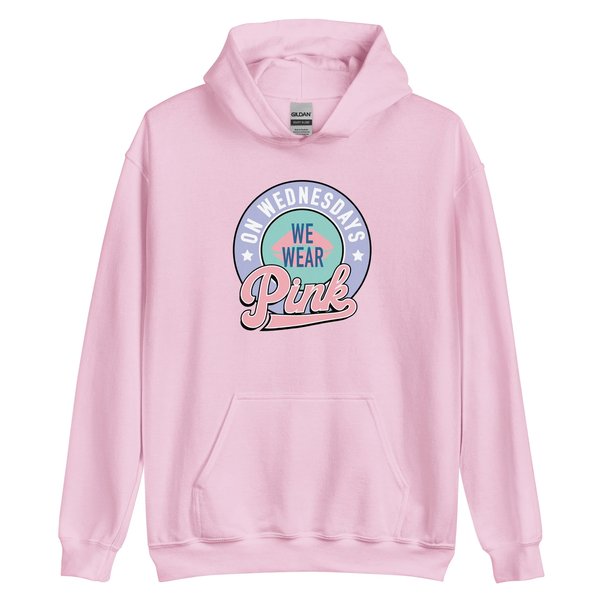 Mean Girls On Wednesdays We Wear Pink Hoodie