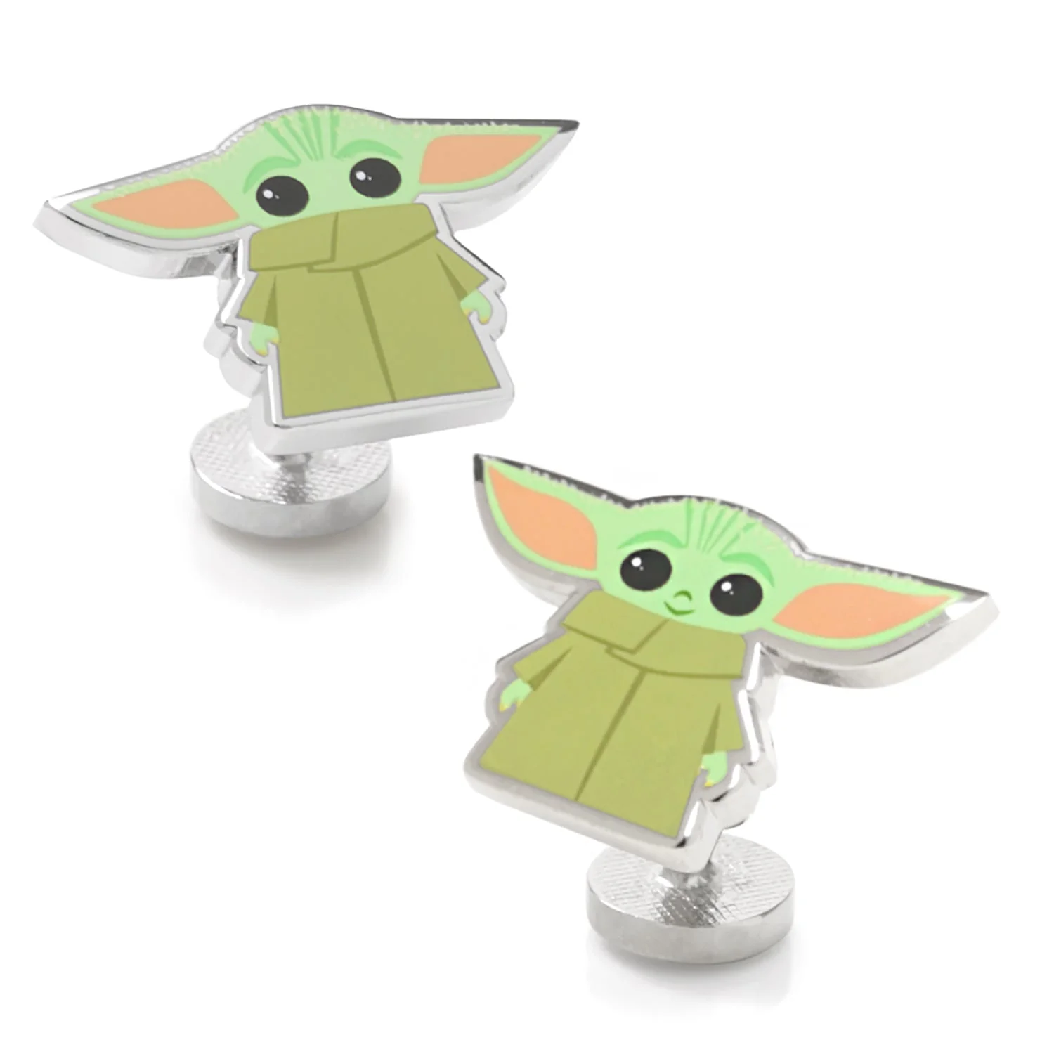 Star Wars The Mandalorian Grogu The Child Printed Cufflinks - Image 2