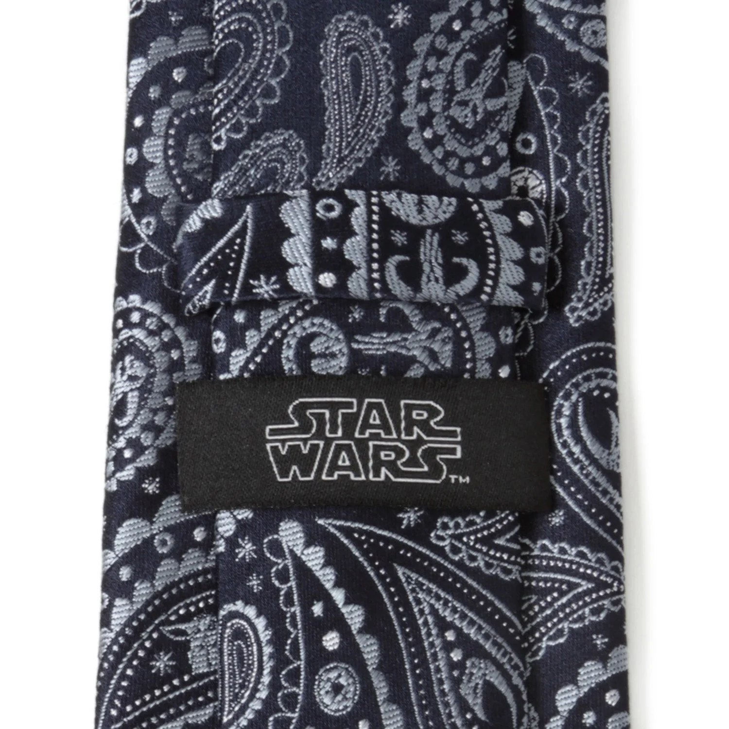 Star Wars Mandalorian Paisley Tie featuring Grogu & Mythosaur Skull - Image 4