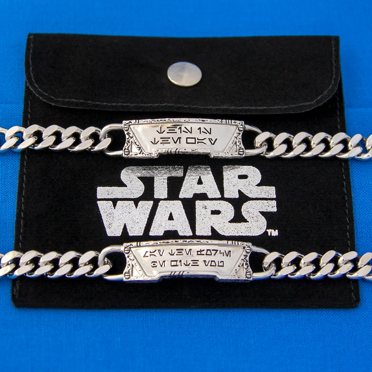 Star Wars x RockLove May the Force Aurebesh ID Bracelet - Image 6