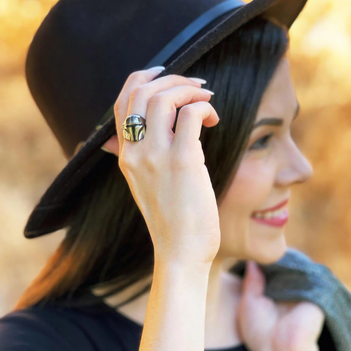 Star Wars x RockLove The Mandalorian Helmet Ring - Image 6