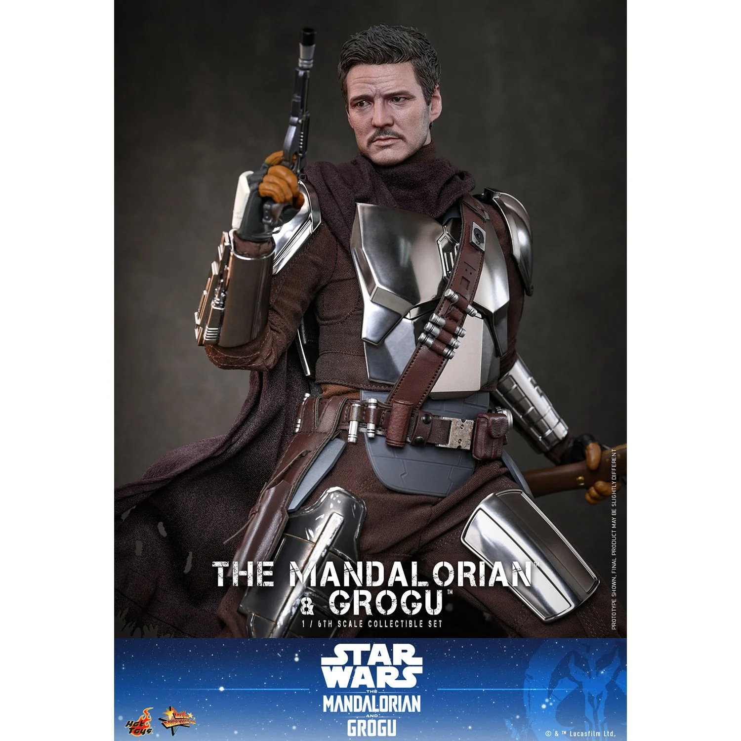 The Mandalorian & Grogu 1/6 Scale Beskar Armor Figure Set - Image 17