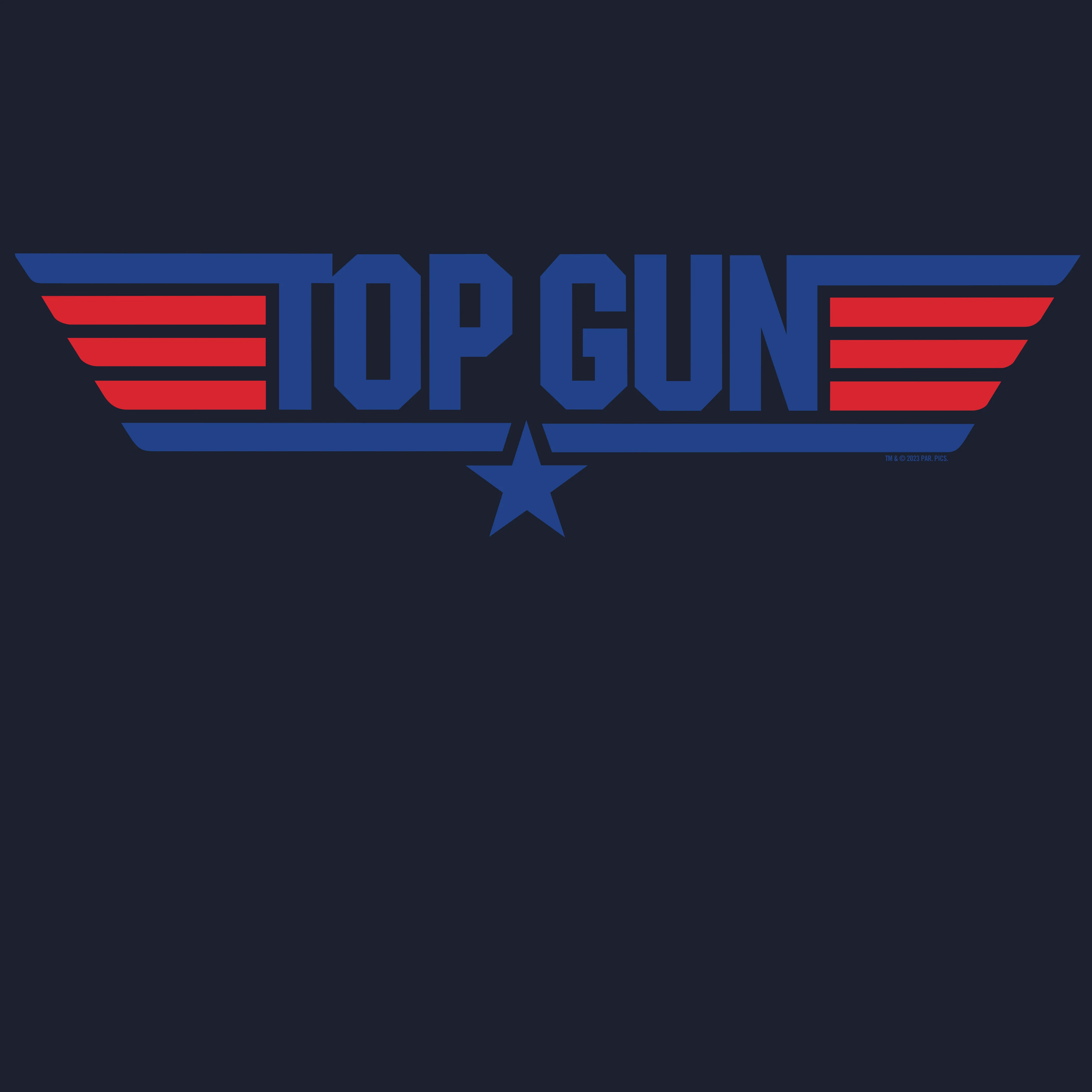 Top Gun Red & Blue Hoodie - Image 2