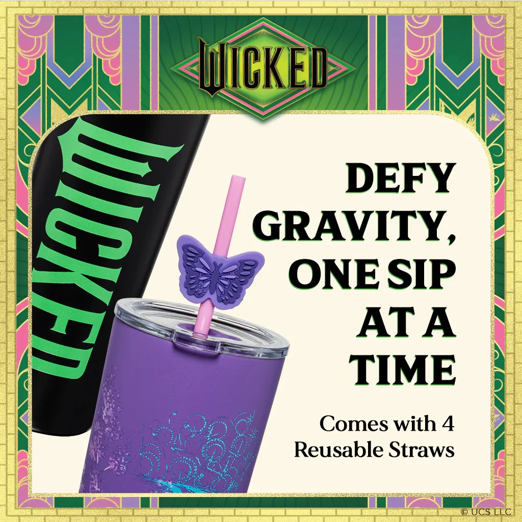 Wicked For Good Glinda & Elphaba Tumblers Set of 2 - Image 5