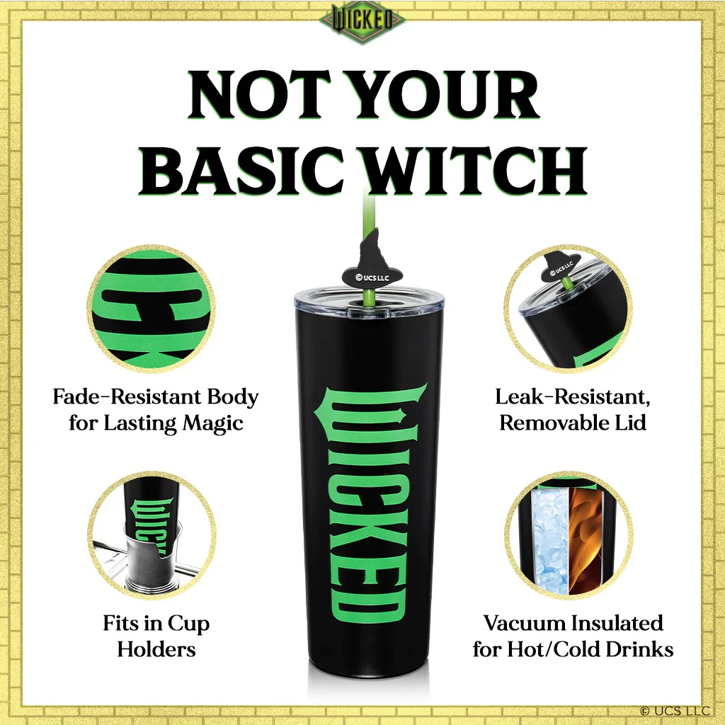 Wicked For Good Glinda & Elphaba Tumblers Set of 2 - Image 6