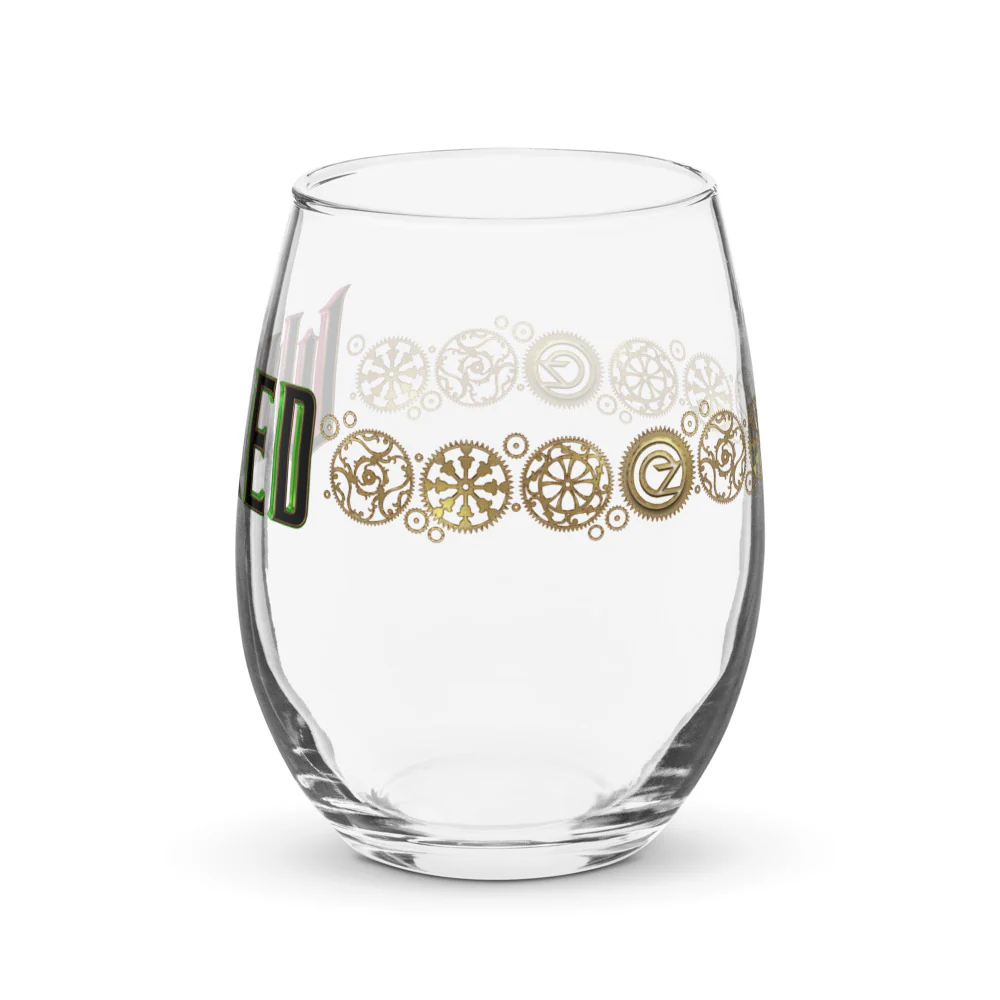 Wicked Logo Stemless Wine Glass - Image 2