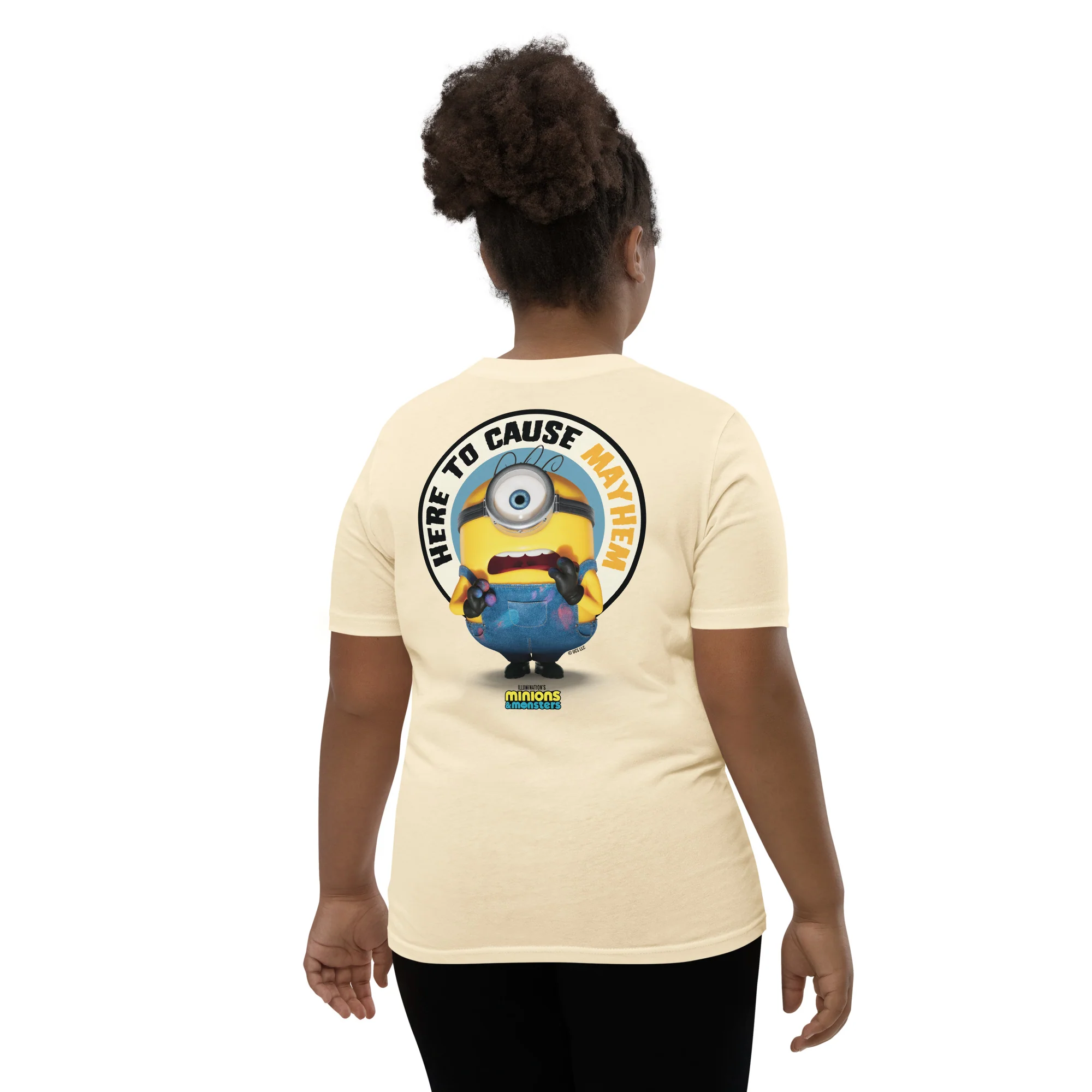 Minions & Monsters Personalized Kids T-Shirt Here to Cause Mayhem - Image 6